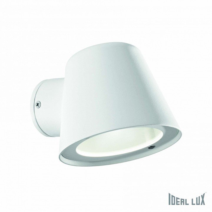 Уличный настенный светильник Ideal Lux Gas AP1 Bianco. 