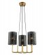 Подвесная люстра Lumien Hall Ноэль 4005/3P-GD-BK. 