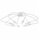 Потолочная люстра Luminex Infinita 458. 