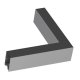 Соединитель угловой Ideal Lux Fluo Corner Blinded Aluminum. 
