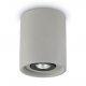 Потолочный светильник Ideal Lux Oak PL1 Round Cemento. 
