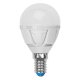 Лампа светодиодная Uniel (UL-00000773) E14 7W 3000K матовая LED-G45-7W/WW/E14/FR PLP01WH. 