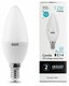Лампа светодиодная Gauss E14 12W 4100K матовая 33122. 