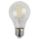 Лампа светодиодная филаментная ЭРА E27 18W 2700K прозрачная F-LED A60-5W-827-E27. 