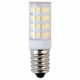 Лампа светодиодная ЭРА E14 5W 4000K прозрачная LED T25-5W-CORN-840-E14. 