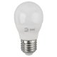 Лампа светодиодная ЭРА E27 10W 4000K матовая ECO LED P45-10W-840-E27. 