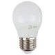 Лампа светодиодная ЭРА E27 9W 4000K матовая LED P45-9W-840-E27. 