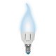 Лампа светодиодная Uniel диммируемая (UL-00004298) E14 7W 4000K матовая LED-CW37 7W/4000K/E14/FR/DIM PLP01WH. 