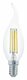 Лампа светодиодная филаментная Eglo E14 4W 2700К прозрачная 11497. 