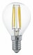 Лампа светодиодная филаментная Eglo E14 4W 2700К прозрачная 11499. 