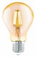 Лампа светодиодная филаментная Eglo E27 4W 2200К янтарь 11555. 