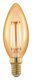Лампа светодиодная филаментная Eglo диммируемая E14 4W 1700К золотая 11698. 