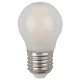 Лампа светодиодная филаментная ЭРА E27 5W 2700K матовая F-LED P45-5W-827-E27 frost. 