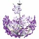 Подвесной светильник Globo Purple 5141. 