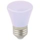 Лампа декоративная светодиодная (UL-00005805) Volpe E27 1W RGB матовая LED-D45-1W/RGB/E27/FR/С BELL. 