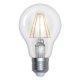 Лампа светодиодная филаментная (UL-00004868) Uniel E27 15W 3000K прозрачная LED-A70-15W/3000K/E27/CL PLS02WH. 