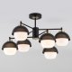 Потолочная люстра Eurosvet Nocciola 70106/6 черный. 