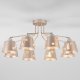 Потолочная люстра Eurosvet Benna 70105/8 шампань. 