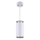 Подвесной светодиодный светильник Elektrostandard DLS021 9+4W 4200К белый матовый/серебро 4690389144288. 