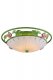 Потолочный светильник Natali Kovaltseva Rose ROSE 11547/5С GREEN. 