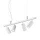 Подвесная люстра Ideal Lux Dynamite SP4 Bianco. 