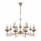 Подвесная люстра iLamp Dames 1020-10+5 GD. 
