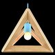 Подвесной светильник Pyramide MOD110-01-BL. 