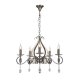 Подвесная люстра Lumien Hall Ауэрель 2031/5H-SNCR-CL. 