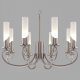 Подвесная люстра Eurosvet Banci 60117/8 никель. 
