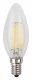 Лампа светодиодная филаментная ЭРА E14 11W 4000K прозрачная F-LED B35-11w-840-E14 Б0046987. 