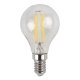 Лампа светодиодная филаментная ЭРА E14 11W 4000K прозрачная F-LED P45-11w-840-E14 Б0047014. 