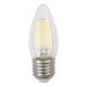 Лампа светодиодная филаментная ЭРА E27 11W 4000K прозрачная F-LED B35-11w-840-E27 Б0046988. 