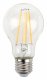 Лампа светодиодная филаментная ЭРА E27 15W 4000K прозрачная F-LED A60-15W-840-E27 Б0046983. 