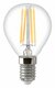 Лампа светодиодная филаментная Thomson E14 5W 6500K шар прозрачная TH-B2372. 