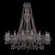 Подвесная люстра Bohemia Ivele Crystal 1411 1411/16/400/XL-115/G. 