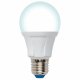 Лампа светодиодная Uniel Яркая Dim E27 12Вт 4000K LED-A60 12W/4000K/E27/FR/DIM PLP01WH картон. 