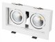 Встраиваемый светильник Arlight Cl-kardan CL-KARDAN-S180x102-2x9W Warm (WH, 38 deg). 