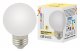 Лампа светодиодная (UL-00006955) Volpe E27 3W 3000K матовая LED-G60-3W/3000K/E27/FR/С. 