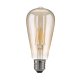 Лампа светодиодная филаментная Elektrostandard E27 6W 3300K прозрачная 4690389063954. 