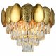 Подвесная люстра Natali Kovaltseva Chic CHIC 81437/8C GOLD. 