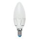 Лампа светодиодная Uniel E14 7W 3000K матовая LED-C37 7W/WW/E14/FR PLP01WH Набор из 5штук UL-00008089. 