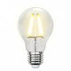 Лампа светодиодная филаментная Uniel E27 8W 3000K прозрачная LED-A60-8W/WW/E27/CL GLA01TR Набор из 5штук UL-00008080. 