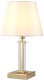 Настольная лампа Crystal Lux Nicolas LG1 Gold/White. 