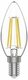 Лампа светодиодная филаментная Gauss E14 4,5W 4100К прозрачная 1031215. 