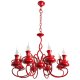 Подвесная люстра Arte Lamp Vaso A6819LM-8RD. 