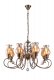 Подвесная люстра Arte Lamp Luciana A9561LM-8AB. 