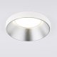 Встраиваемый светильник Elektrostandard 112 MR16 серебро/белый 4690389169021. 