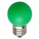 Лампа светодиодная Feron E27 1W зеленая LB-37 25117. 