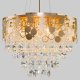 Подвесная люстра Eurosvet Lianna 10123/8 золото/прозрачный хрусталь Strotskis Smart. 