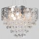 Подвесная люстра Eurosvet Lianna 10123/8 хром/прозрачный хрусталь Strotskis Smart. 